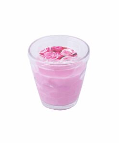 Glas duft lys - Rose