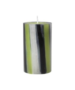 Regnbue Bloklys - Kiwi/Sort/Hvid