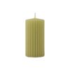 Rillede bloklys "Lyngby" - Lime