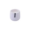 Keramik vase rillet m/paraffin - Hvid