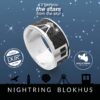 Blokhus Fingerring - Sort Sand
