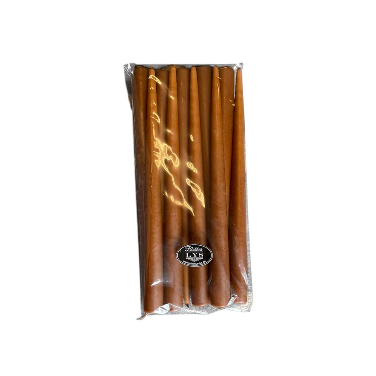 10-pk Dyppede lys – Honey Brown